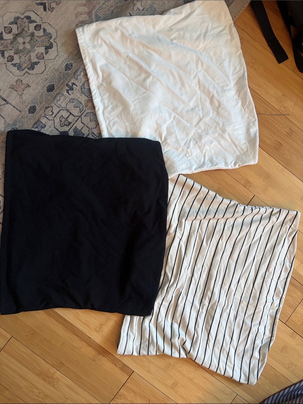 Banana Republic Black, White & Striped Tube Top Set